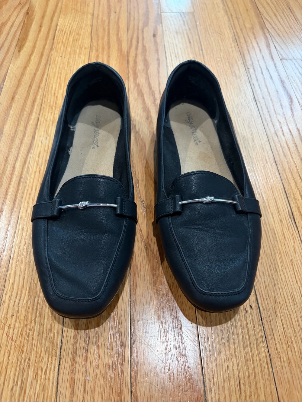 Black Leather Loafers
